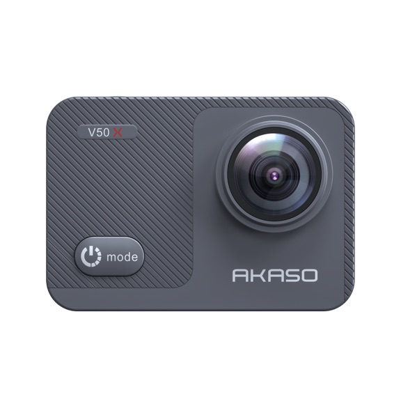  AKASO V50X Native 4K30fps WiFi Action Camera with EIS Touch  Screen 4X Zoom 131 feet Waterproof Camera Support External Mic Remote  Control with Helmet Accessories (Without 64GB MicroSD Card) : Electronics