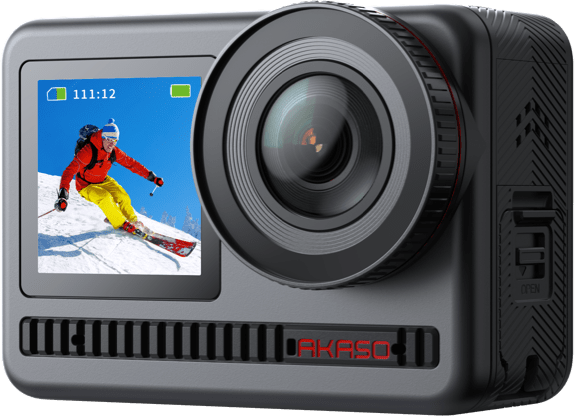 Action Camera  4k, Waterproof, Image Stablization for Sports - AKASO